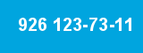 926 123-73-11